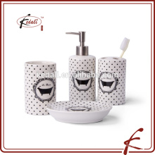 manufactory ceramic bathroom accessories set